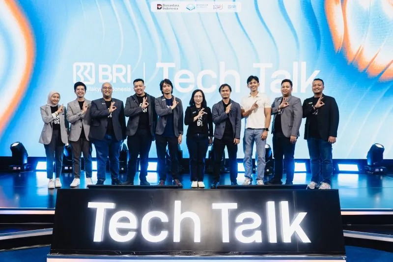 Speakers on stage at BRI Tech Talk